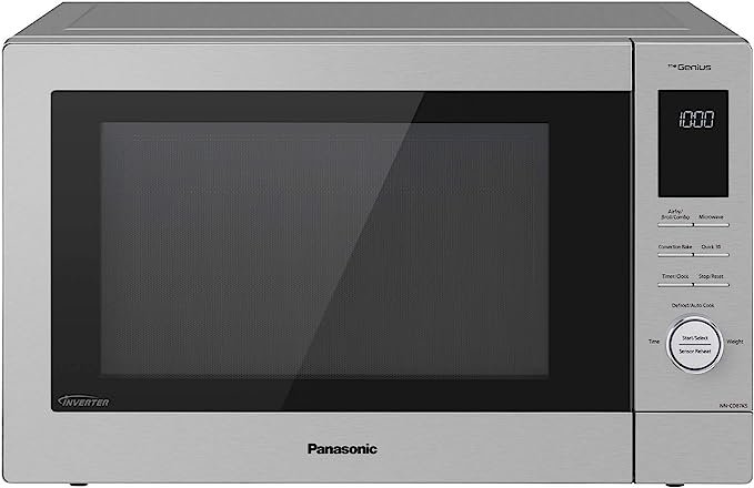 Panasonic HomeChef 4-in-1 Microwave Oven with Air Fryer, Convection Bake, FlashXpress Broiler